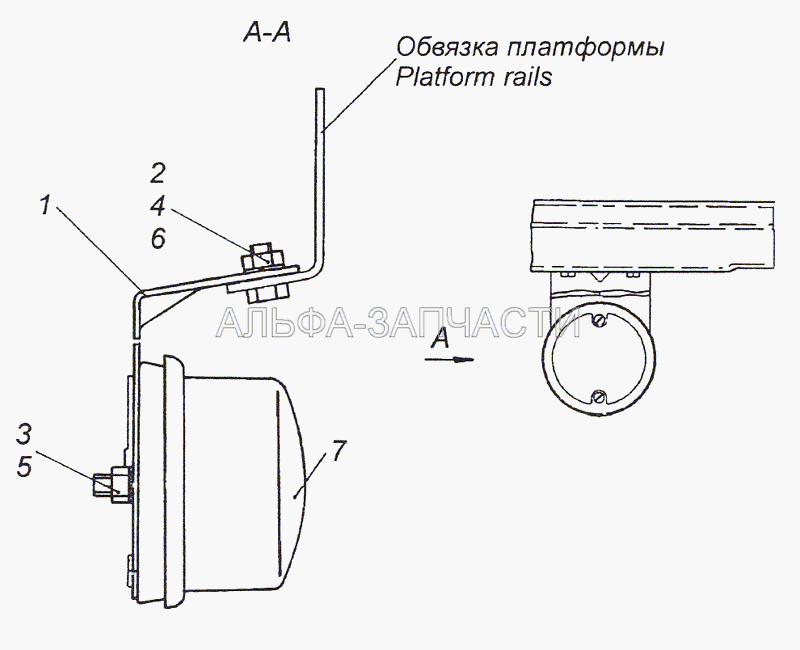 53215-3731002 Установка задних контурных фонарей  